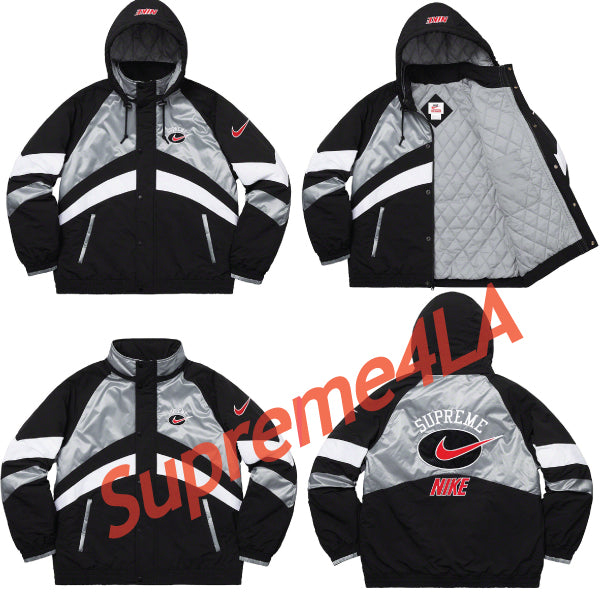 silver nike windbreaker