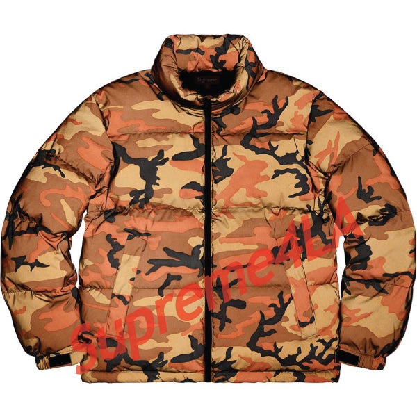 supreme orange camo jacket