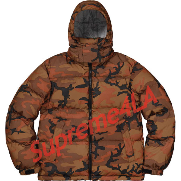 supreme orange camo jacket