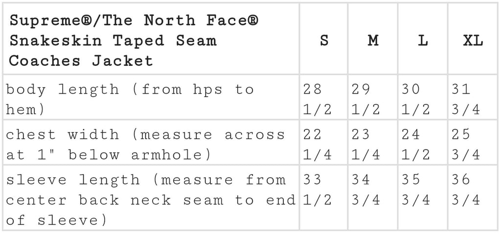 north face vest sizing