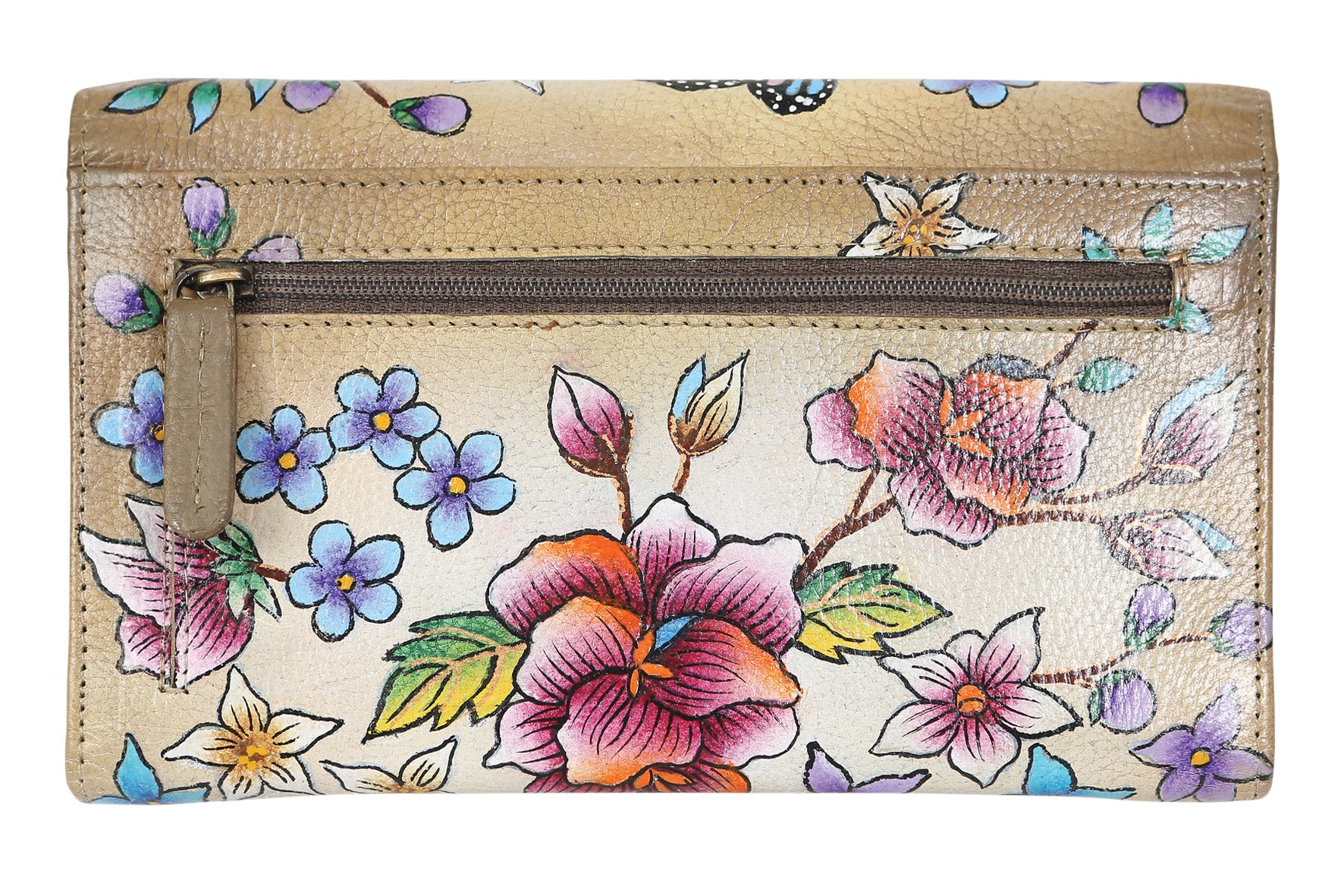 Modapelle Hand Painted Leather Wallet 2199