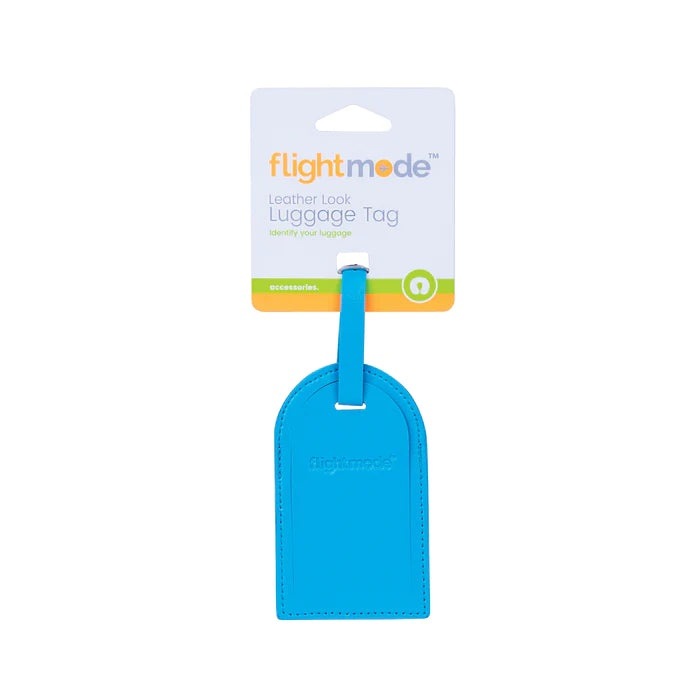 Flight Mode Leather Lock Luggage Tags FM0039