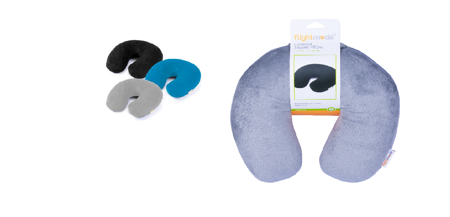 Flight Mode Microbead Travel Pillow FM0048