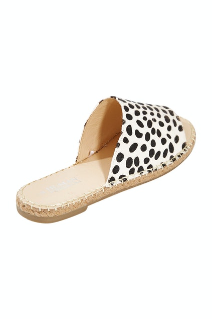 Human Premium  Payton Ocelot Print Leather Slide