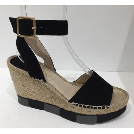 Suede Wedge Espadrille Sandal PBLTCM