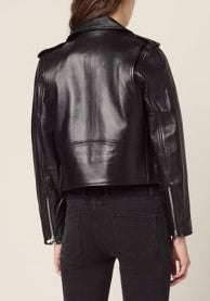 Women's Thora Italian Leather Biker Jacket