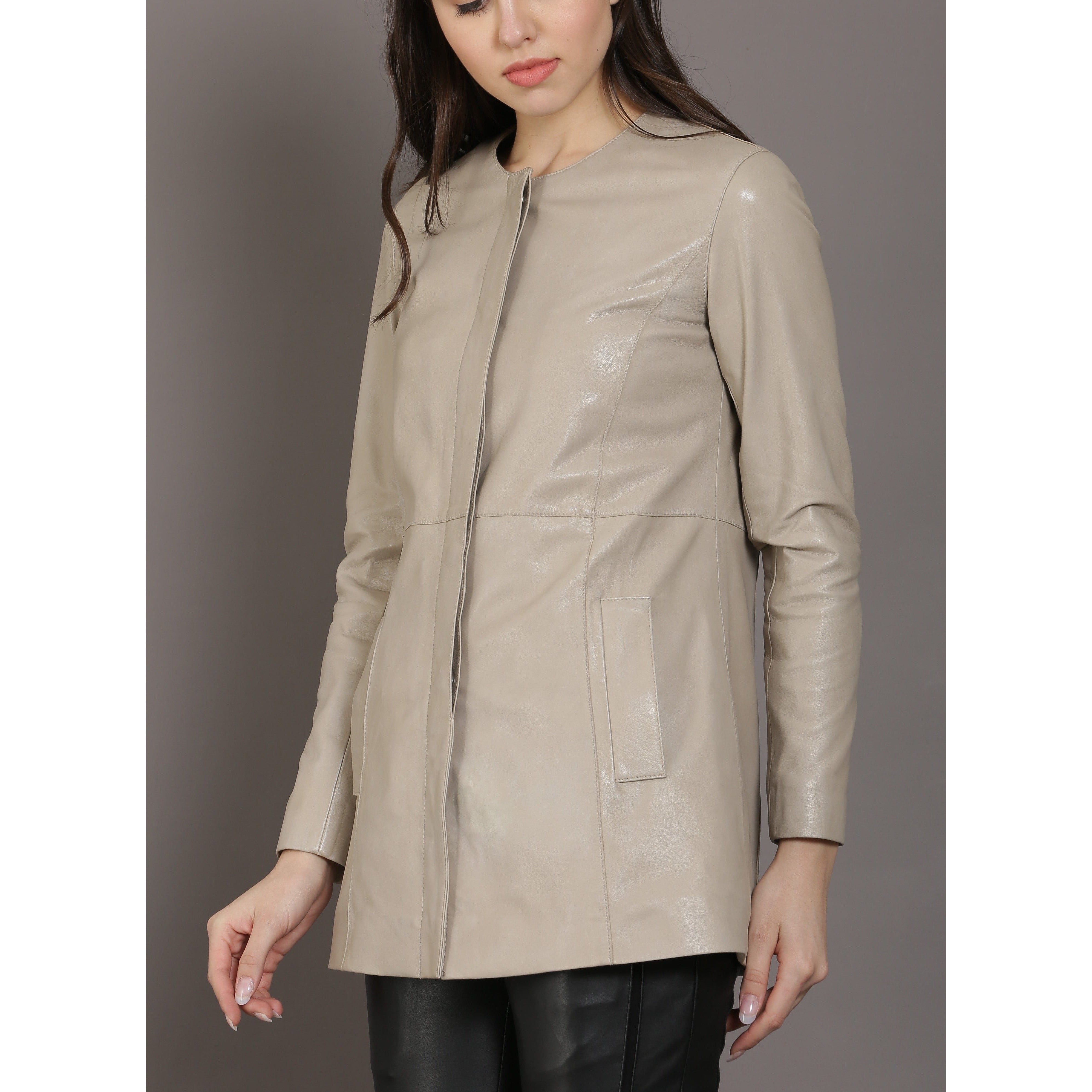 Women's Italian Leather Jacket - Lilly