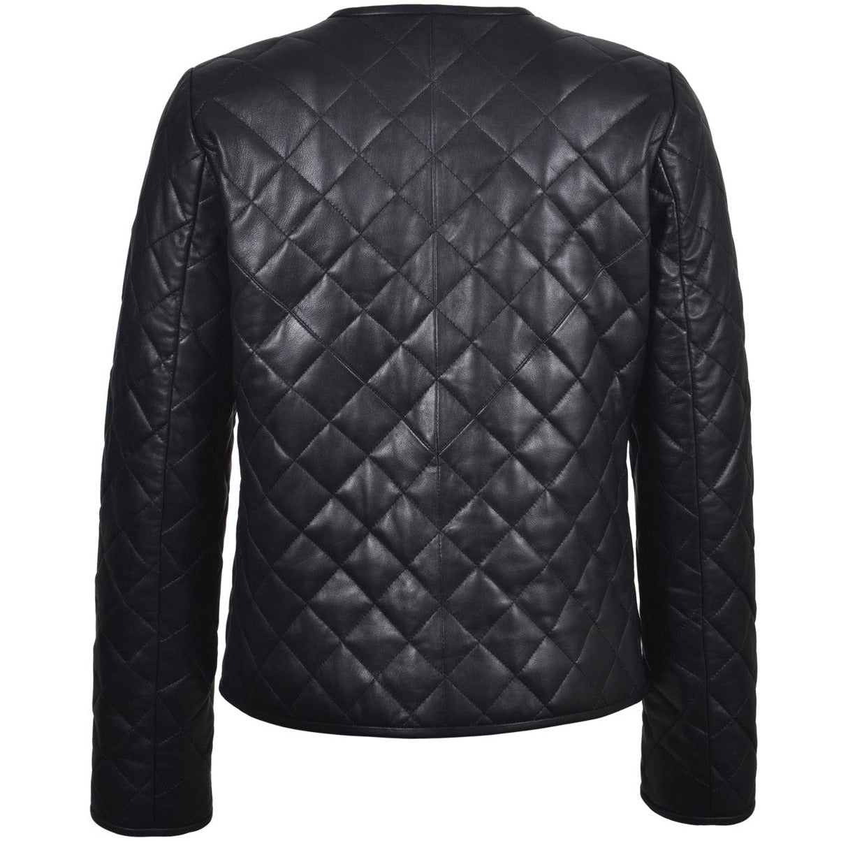 Chora Quilted Lambskin Short Jacket