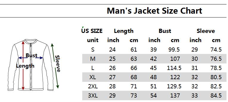 Mens To Womens Jacket Size Conversion Chart