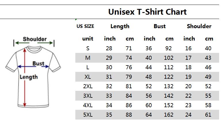 Sizing chart - Sixteenth World