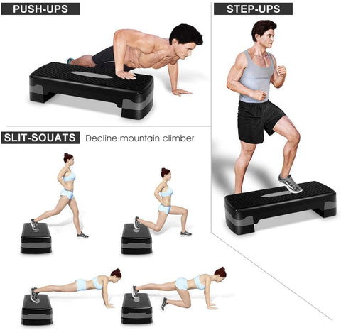 Home Gym Aerobic Stepper for Fitness Workouts