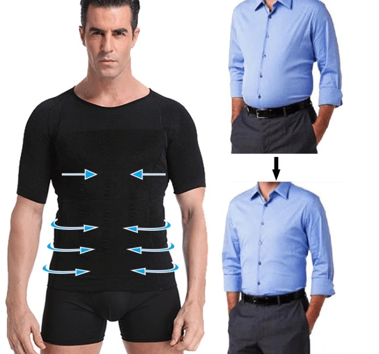 big mens compression shirt