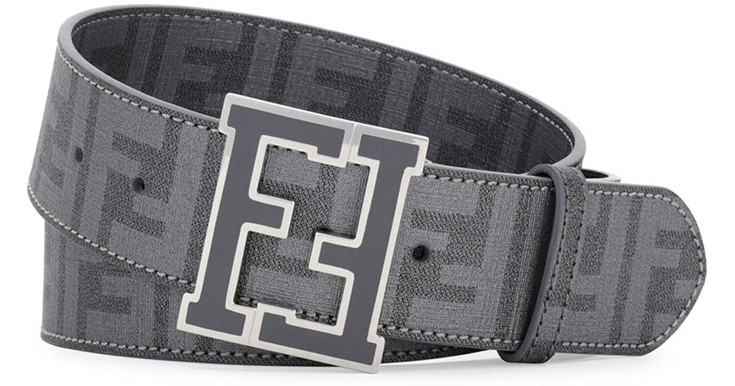 fendi belt black and grey