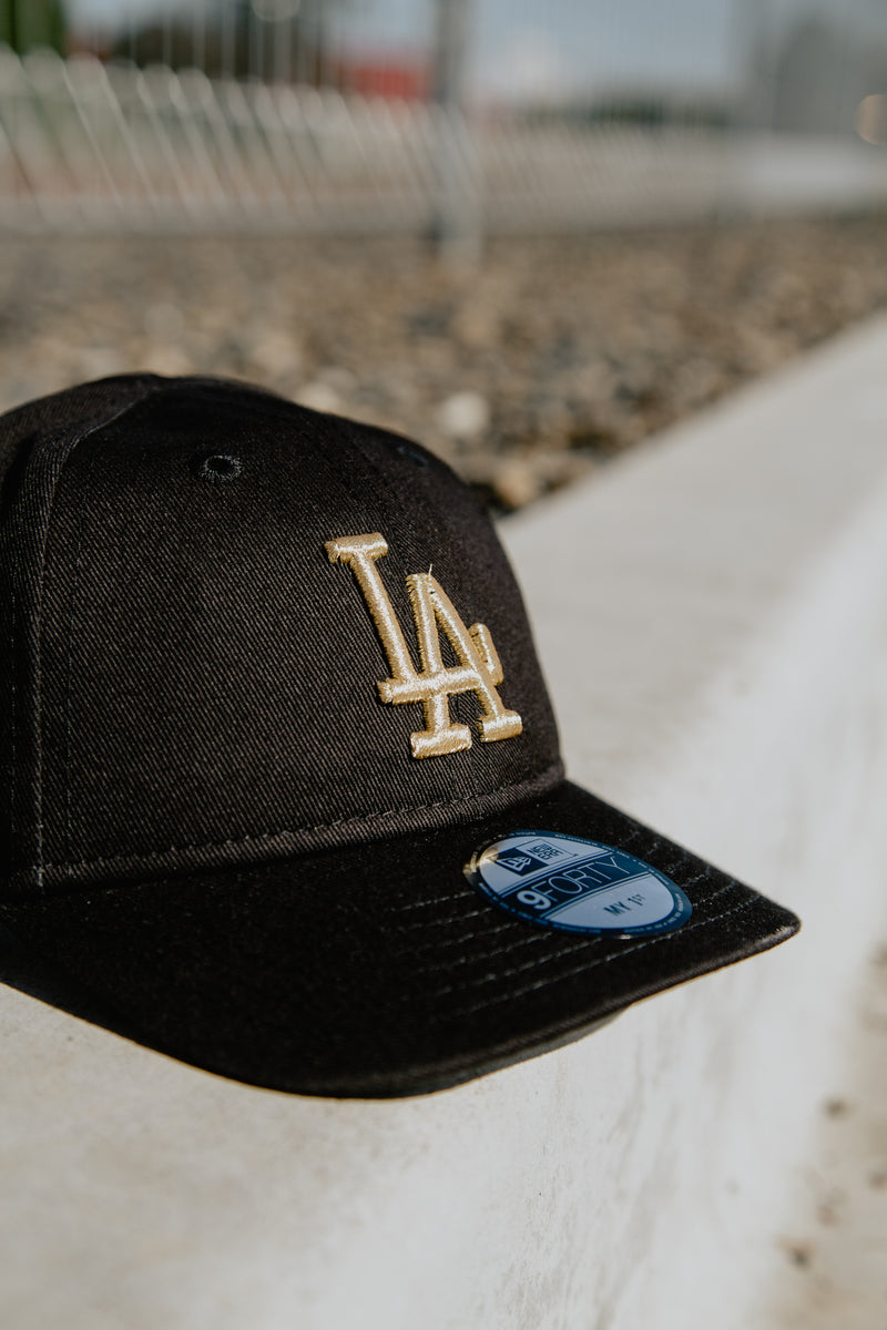 dodgers hat black and gold