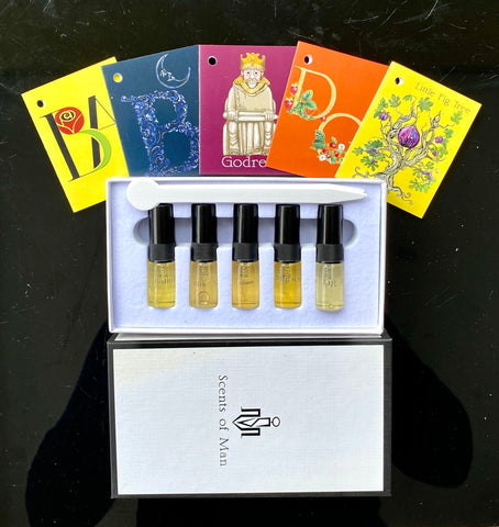 Fruity & Gourmand 5 scents samples box