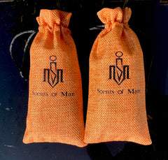 2 LAVENDER BAGS IN JUTE