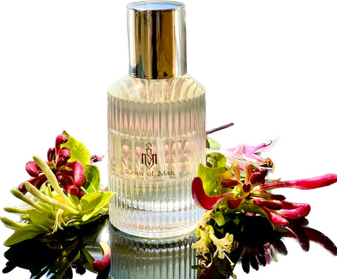 Honeysuckle perfume with flower