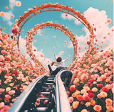 Flower roller coaster