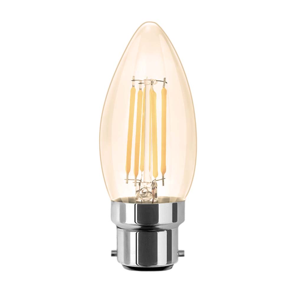 ST64 Dimmable B22 8W LED Filament Pear Light