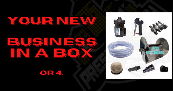 your new business in a box softwash kit 5.5gpm