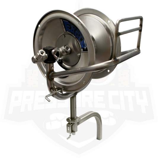 300' Ft. Stainless Steel Hose Reel, Steel Eagle, K01-0106-1 - Pressure  Washers & Industrial Cleaning Equipment