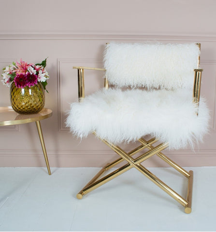 Gold chair inspo