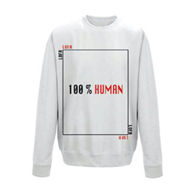 100 human sweatshirt