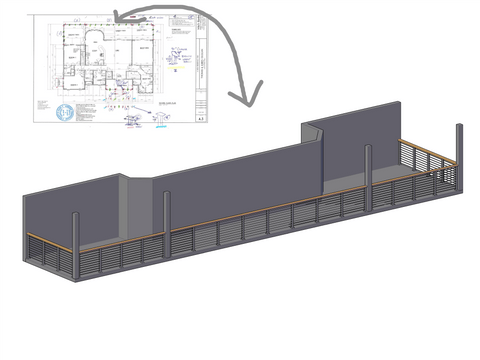 deck cable railing system