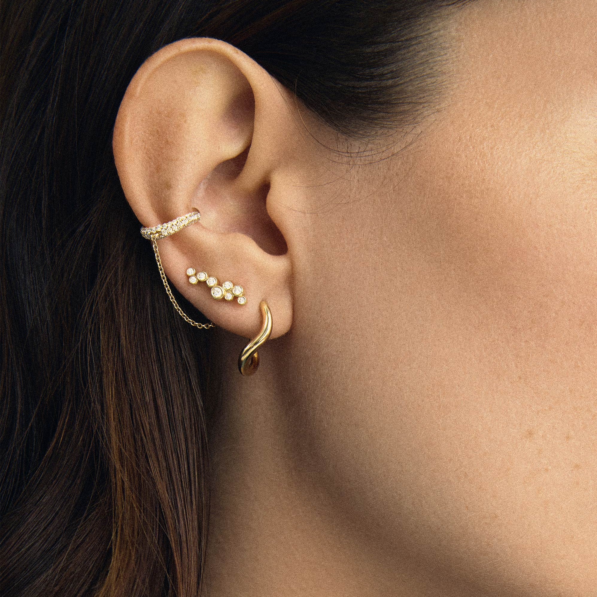 Onda Pavé Earcuff