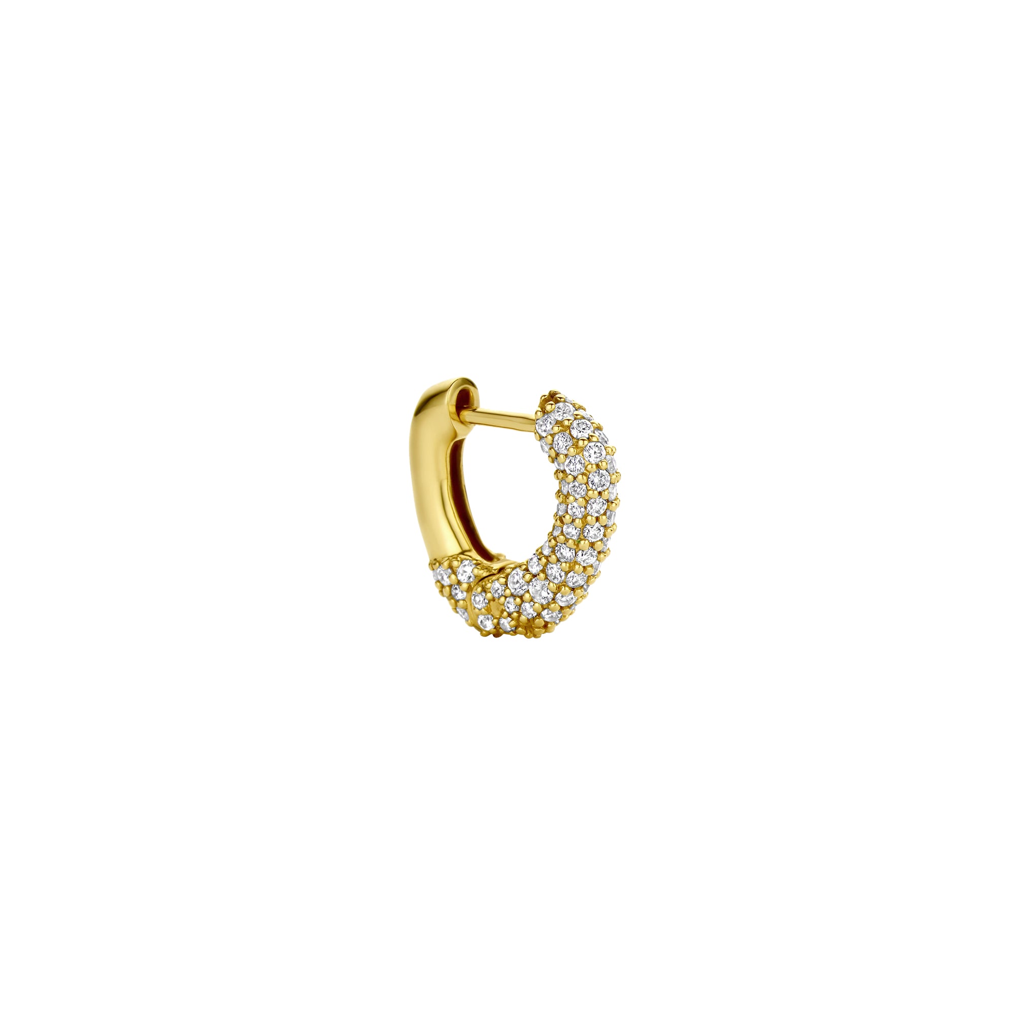 Chubby Pave Hoop Earring