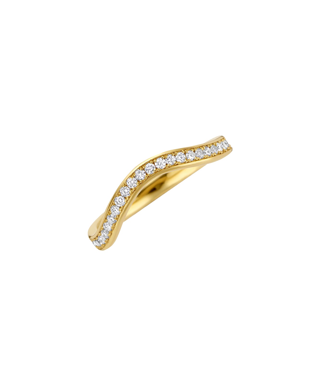 Riviera Pavé Wedding Band