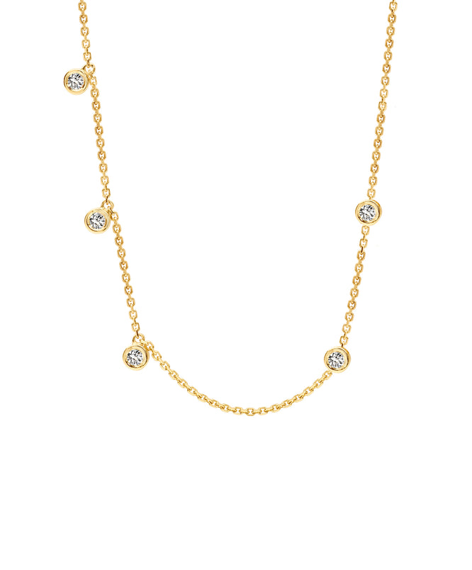 Lab Grown Diamond Layerable Necklaces Made with 18K Recycled Gold | Kimaï