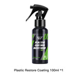 Car Interior Spray Cleaner Protectant Parts Liquid Leather Plastic Renovator Refreshing Restorer