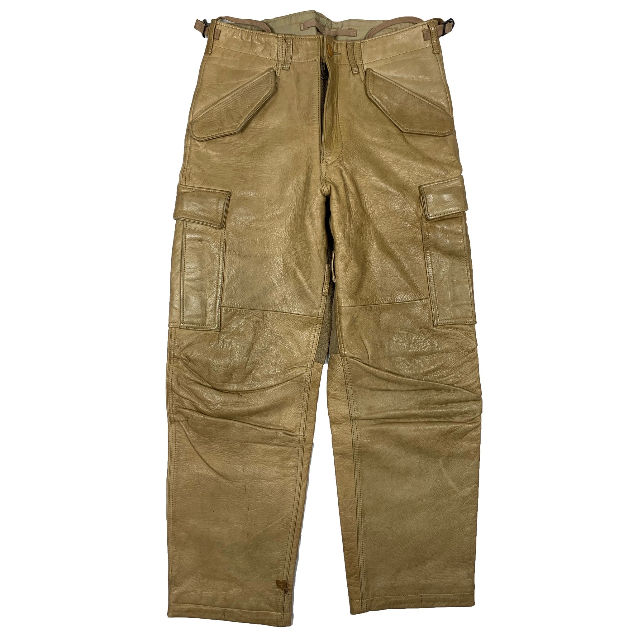 General reserch leather cargo pants 1997