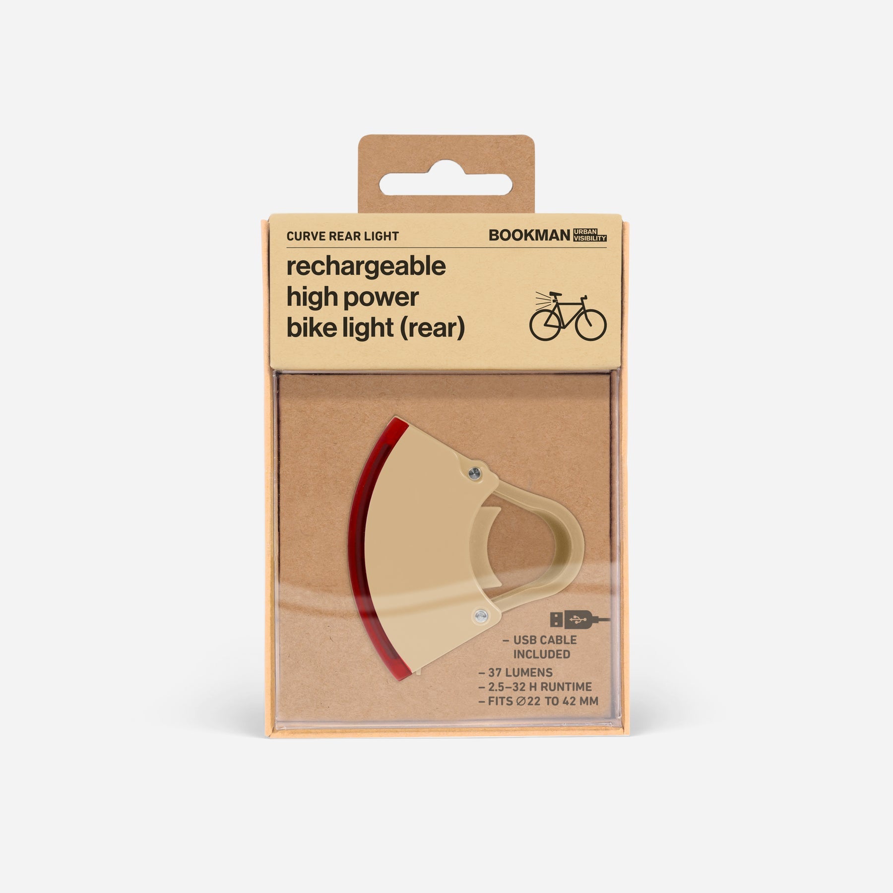 Bookman Curve Rear Light Beige | The Mayfair Selection | Reviews on ...