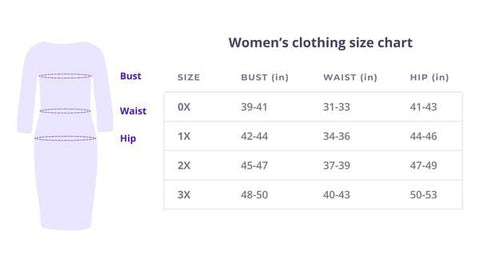 Women S Plus Size Clothing Size Chart