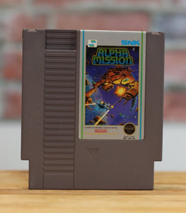 Alpha Mission Original NES Nintendo Video Game Tested