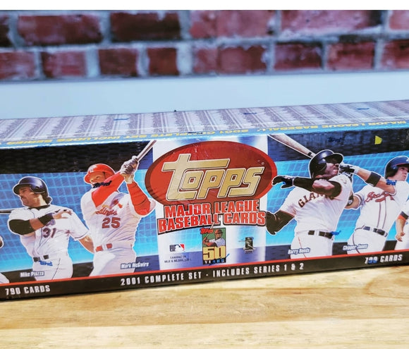 2001 Topps Baseball Cards Factory Sealed Complete Set (790 Cards ...