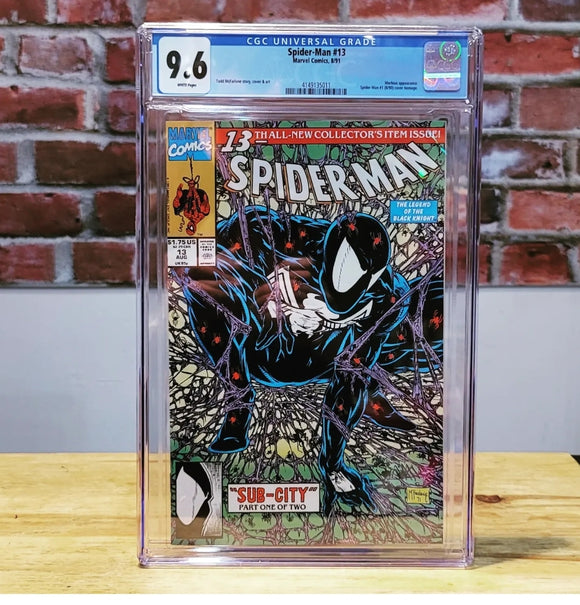 Spider-Man #13 CGC 9.6 Graded Comic Book Todd McFarlane