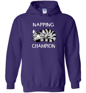 black and purple champion hoodie