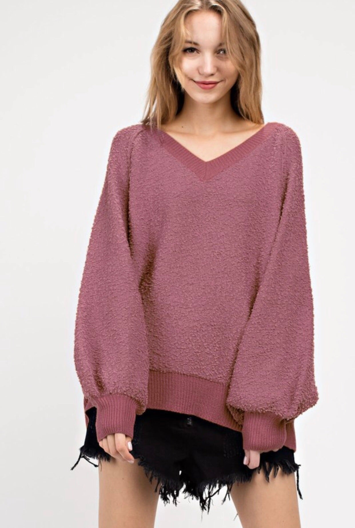 Bubble Sleeve Sweater | eBay