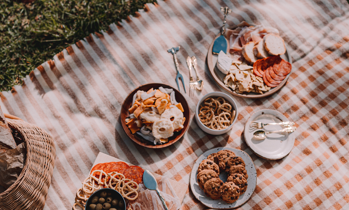 Our merino wool picnic rug as photographed by Connie Cao.