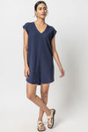 V-neck Above the Knee Raglan Sleeves Dress