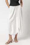 Gauze Waterfall Skirt - White / X-small - Lilla P