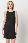 Knit Ribbed Fitted Above the Knee High-Neck Dress
