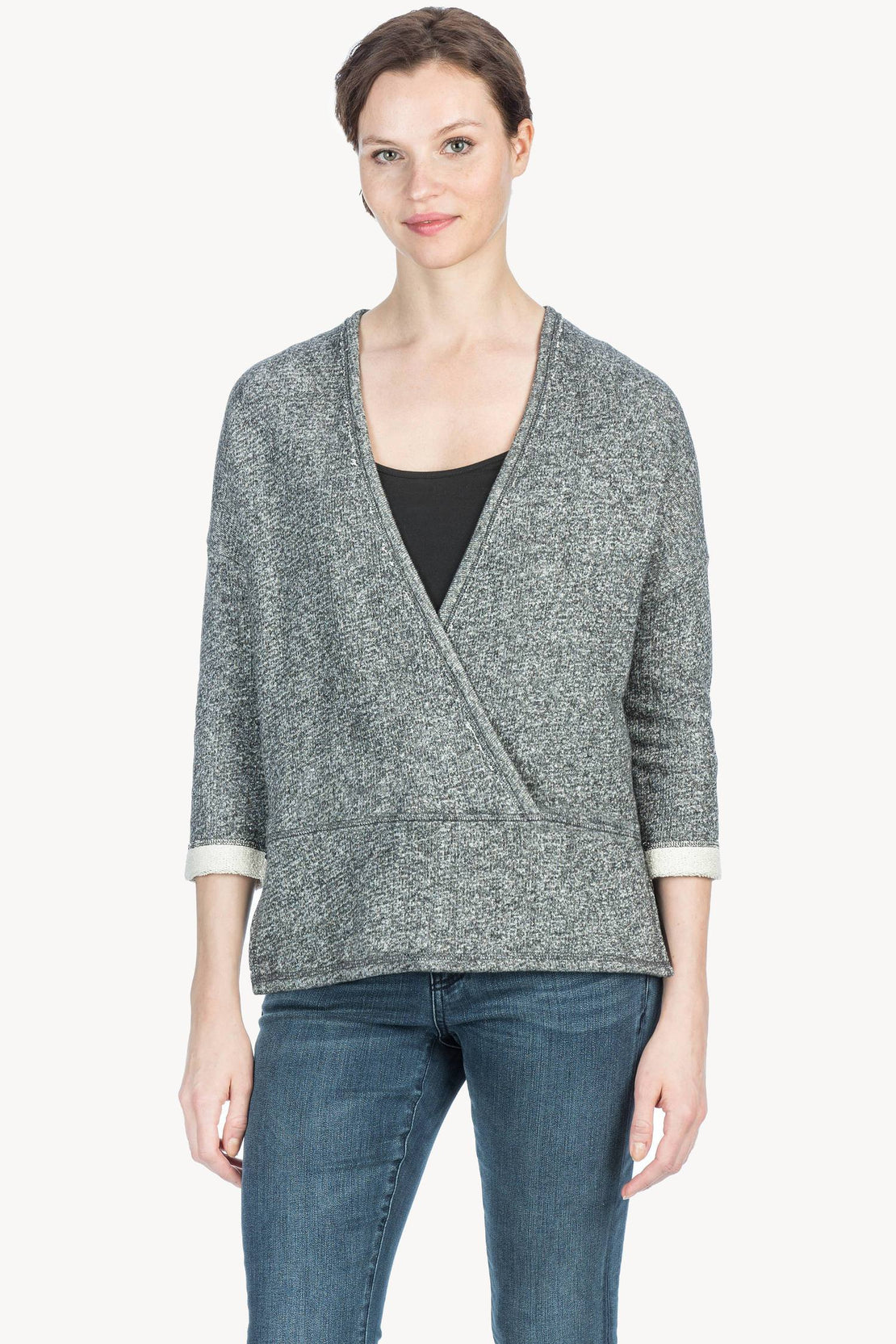 wrap sweatshirt women's