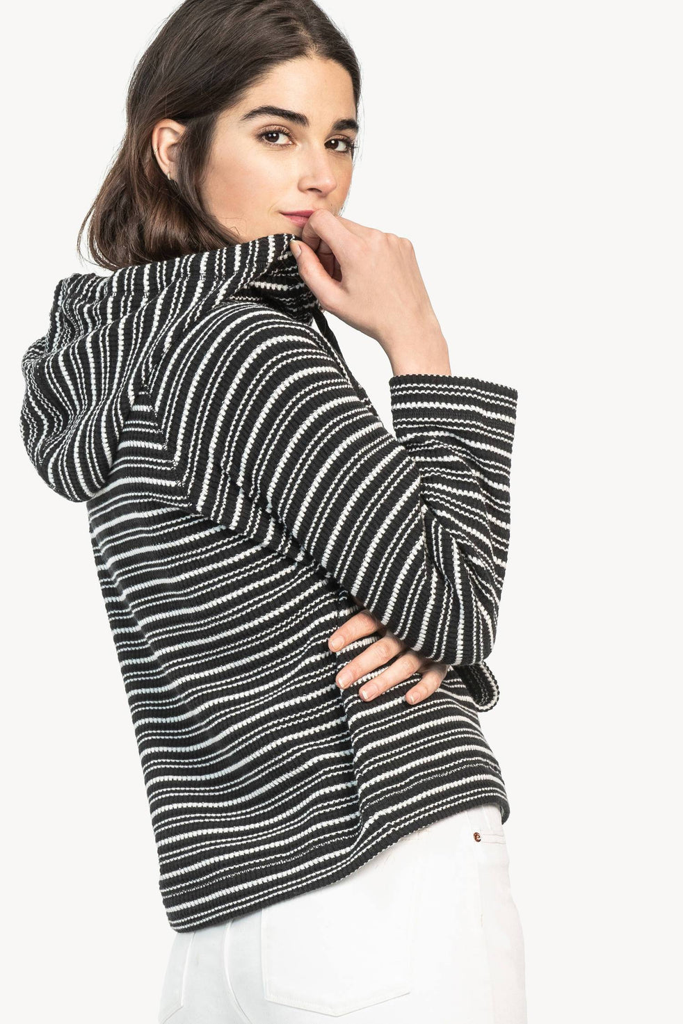 Striped Twisted Binding Tank