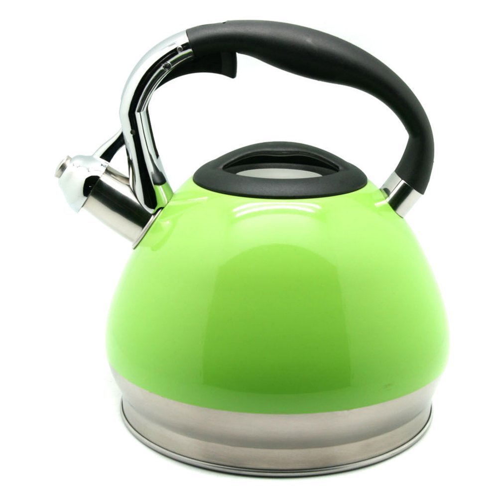 Retro Green Light Luxury Electric Kettle Stainless Steel Tea