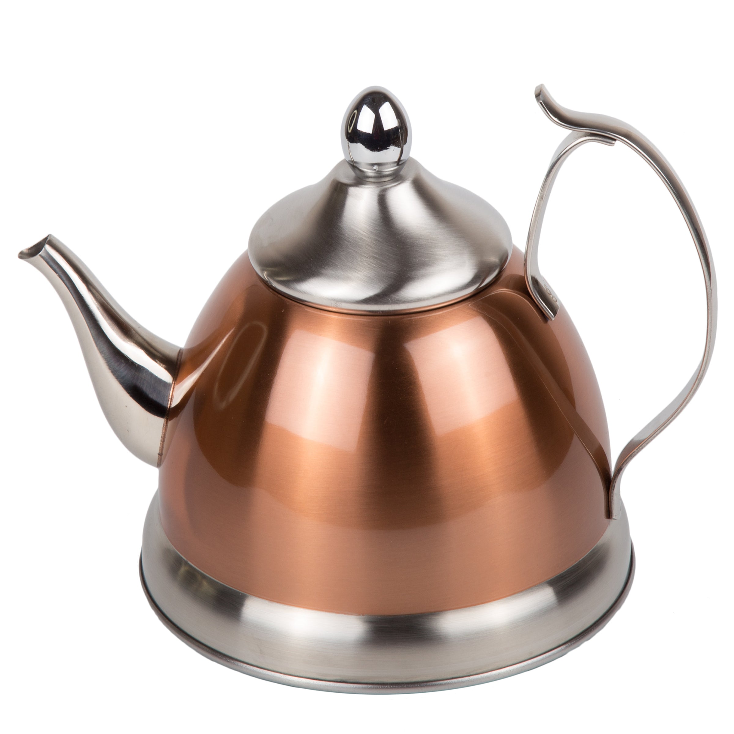 Creative Home Royal Stainless Steel Whistling Tea Kettle , 1 Quart