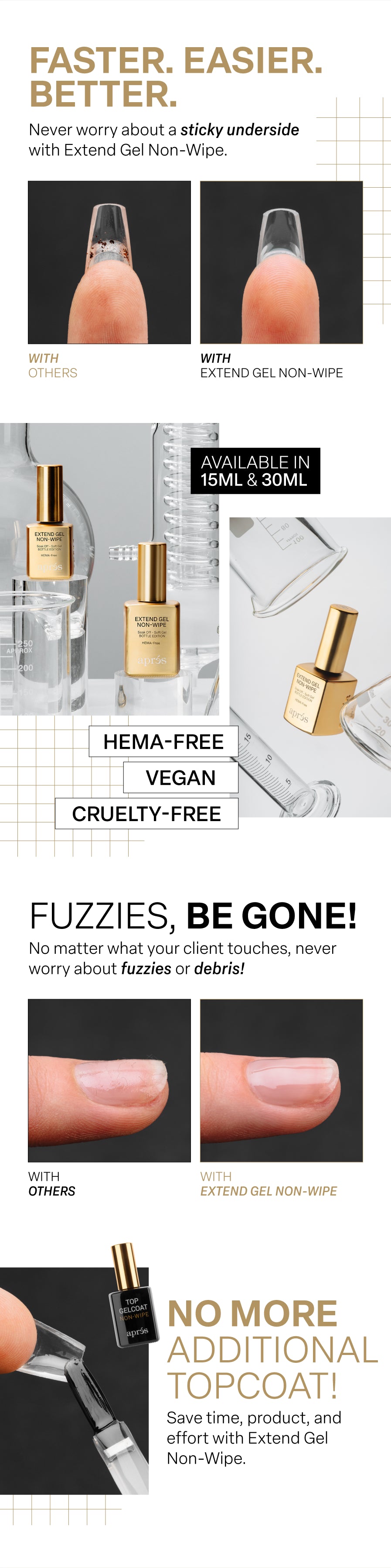 Extend Gel Non-Wipe | Aprés Nail